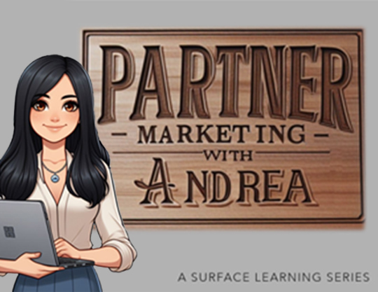 Partner marketing with Andrea