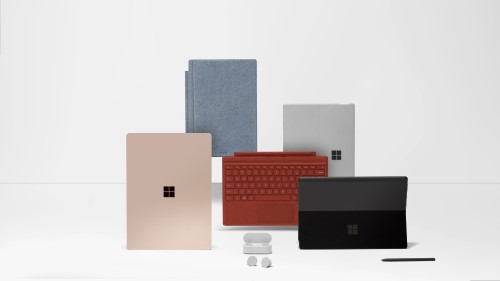 surface devices on display