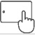 Finger pointing to device
