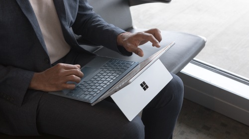 Surface Pro on lap