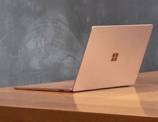 Surface Laptop on table