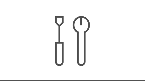Illustration of screwdriver and wrench